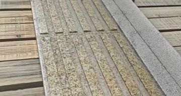 宁德黄金麻盲道石 盲条