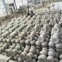 宁德芝麻白圆球 石球 挡车球