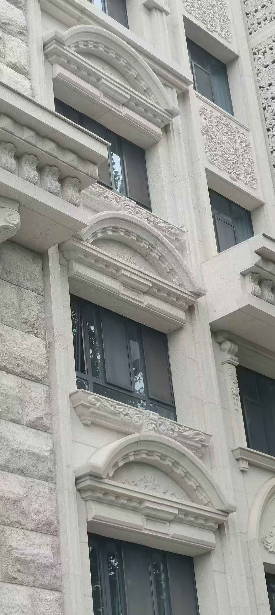 宁德芝麻白异形 石材异形定制