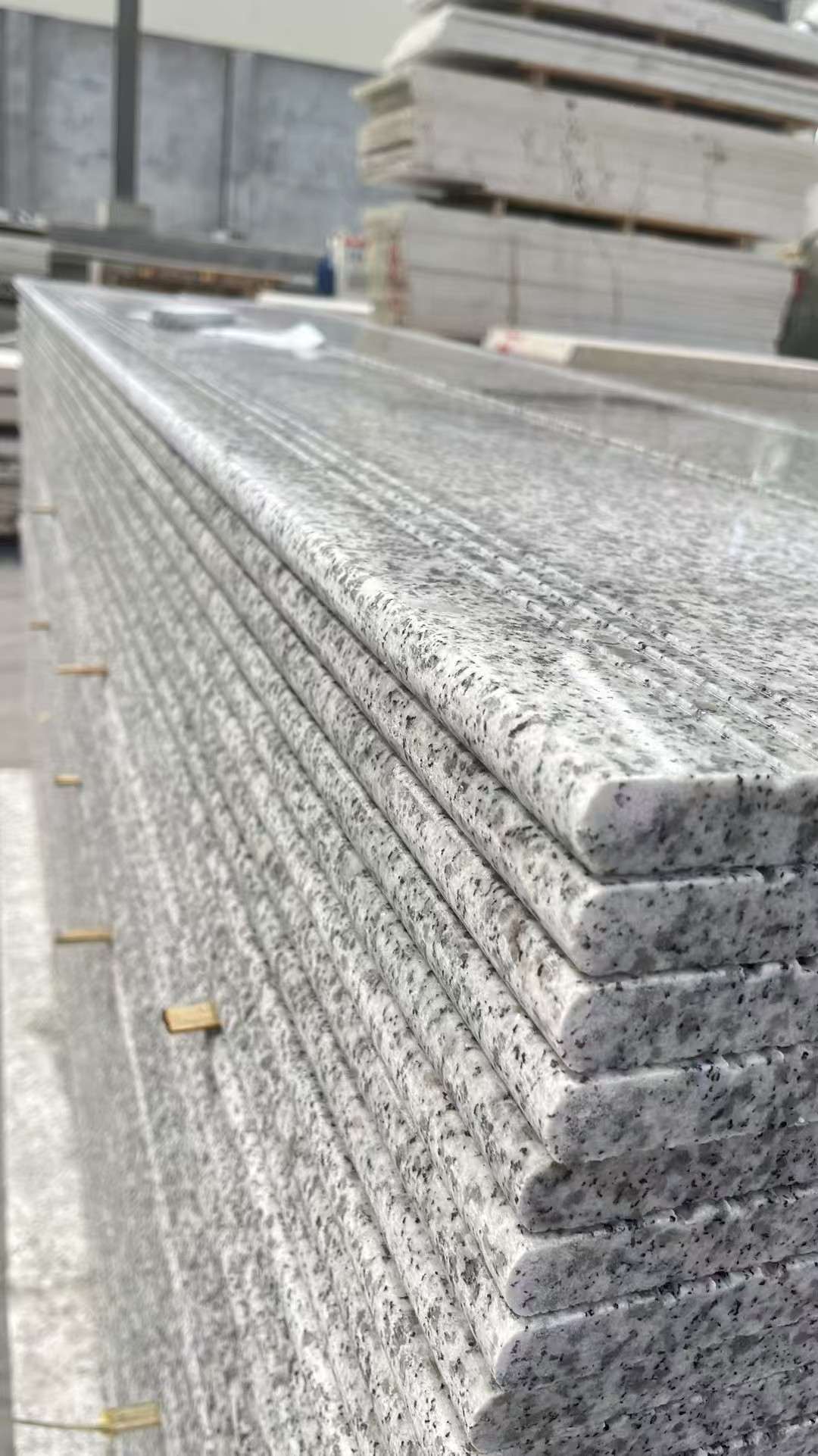 宁德芝麻白楼梯踏步 花岗岩楼梯板材